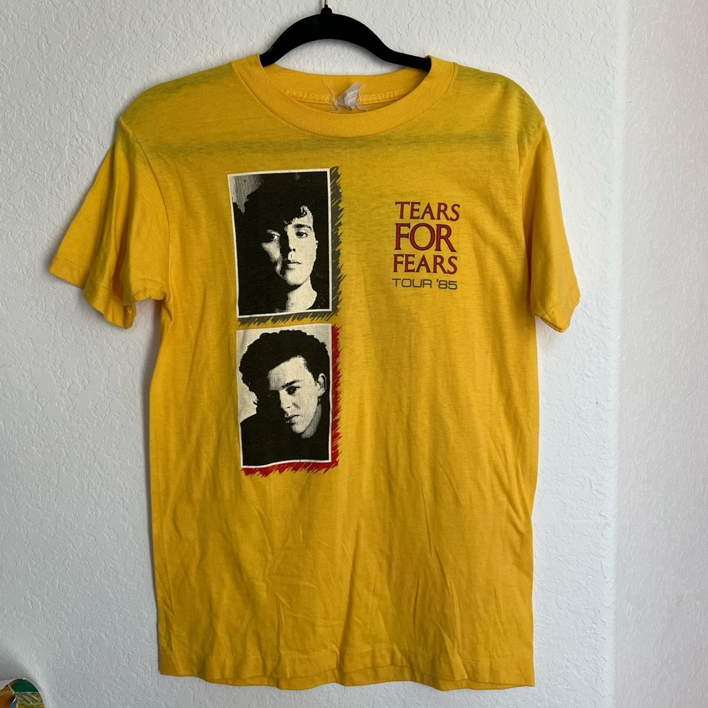 Vintage Tears For Fears 1985 Band Tee